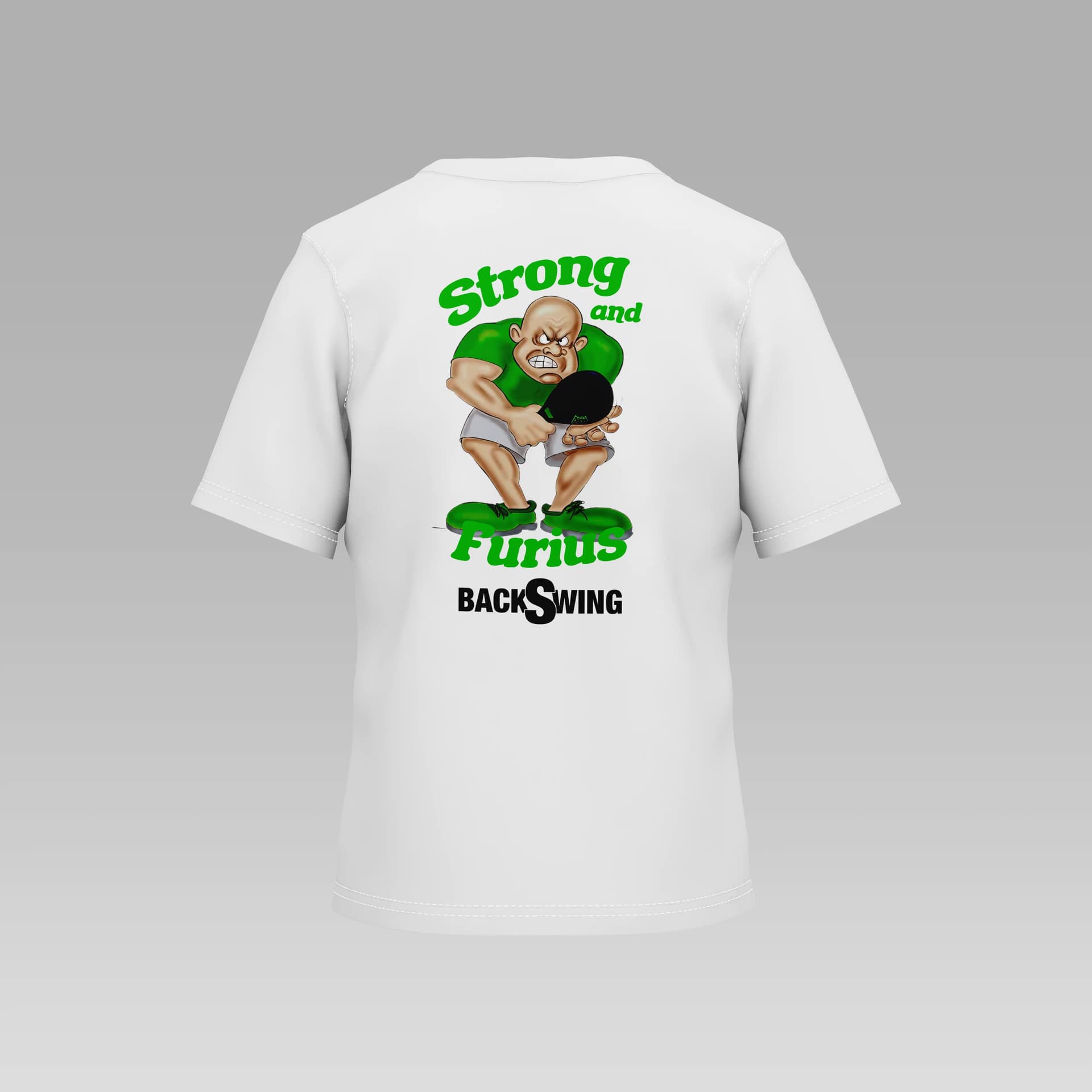 D3 - Strong and Furius - niño - Camiseta - FA - Strong and Furius - Niño - Camiseta en color Blanco D3 - Strong and Furius - niño - Camiseta - FA - Strong and Furius - Niño - Camiseta en color Blanco - Vista trasera