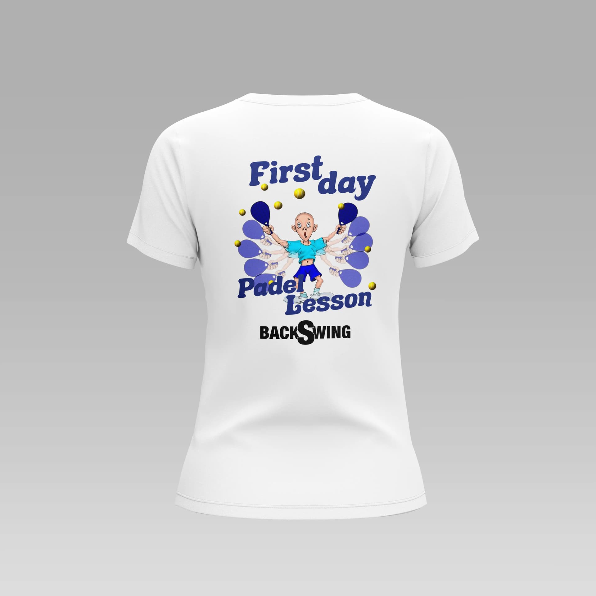 D1 - First Day - M - Camiseta - FA - First Day - M - Camiseta en color Blanco D1 - First Day - M - Camiseta - FA - First Day - M - Camiseta en color Blanco - Vista trasera